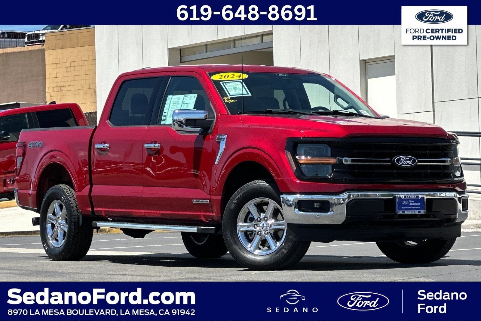 Certified 2024 Ford F150 XLT w/ Equipment Group 302A MID AWD/4WD image 1