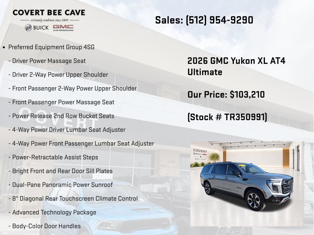 New 2026 GMC Yukon XL AT4 Ultimate AWD/4WD image 7