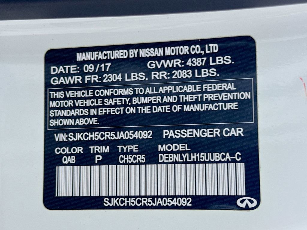 Used 2018 INFINITI QX30 Premium w/ Navigation Package image 41