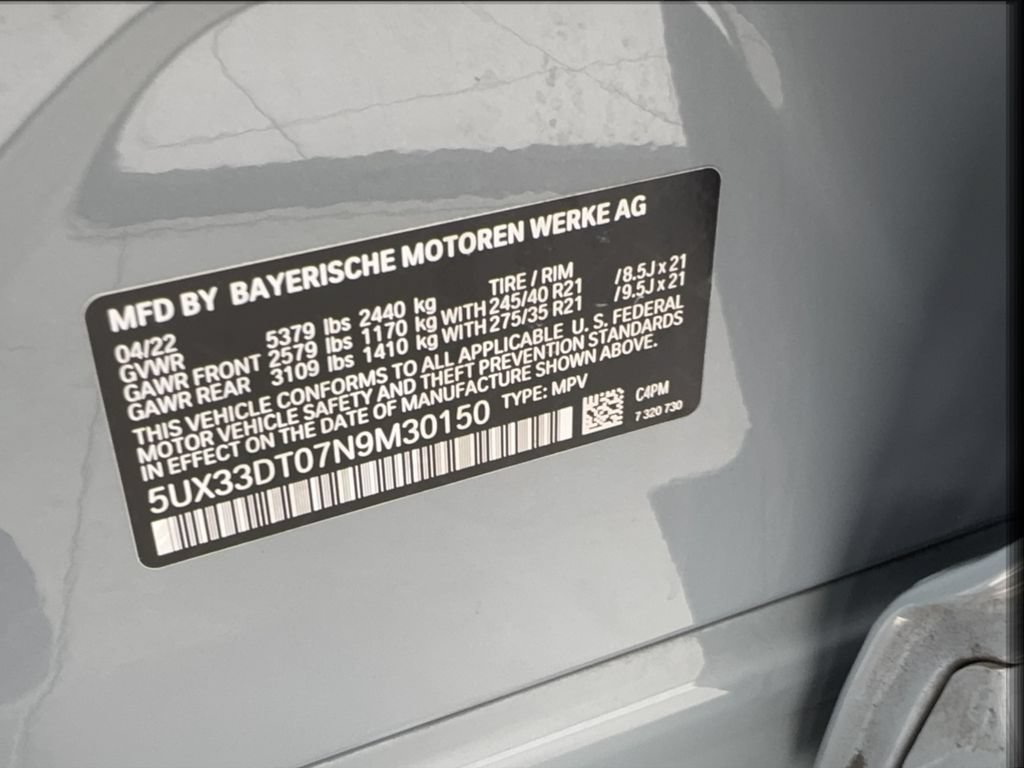 Used 2022 BMW X4 xDrive30i w/ M Sport Package 2 AWD/4WD image 53