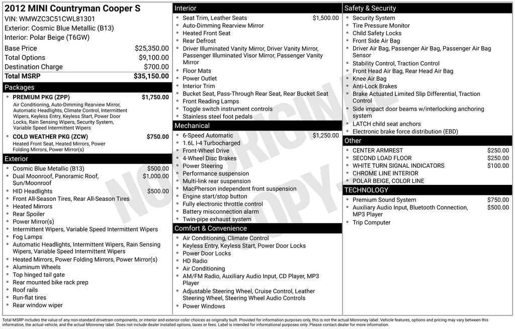 Used 2012 MINI Cooper Countryman S image 33