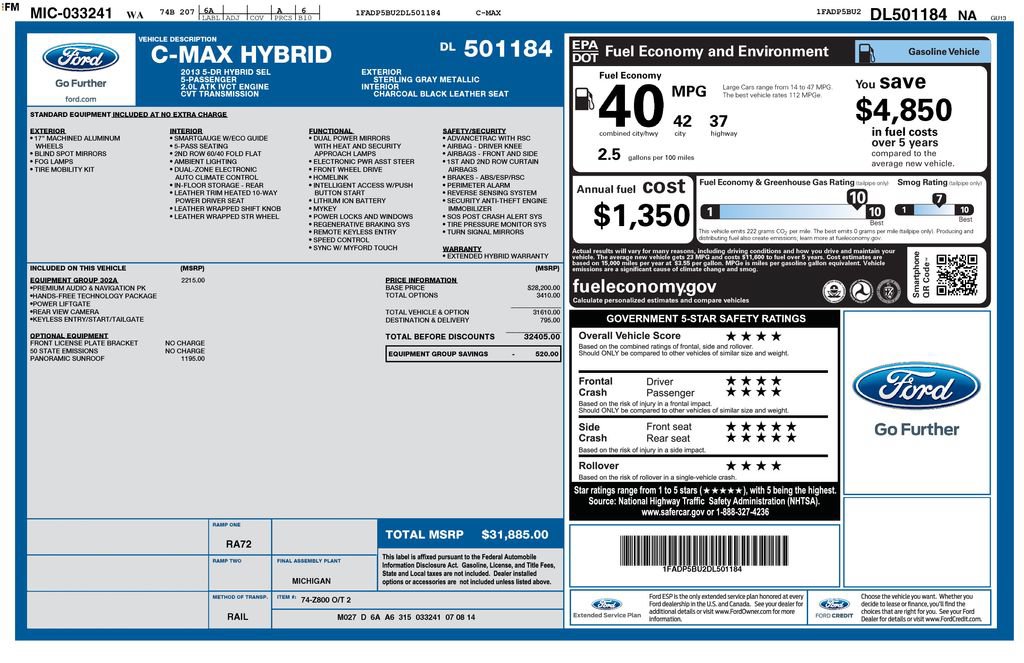 Used 2013 Ford C-MAX SEL FWD image 30