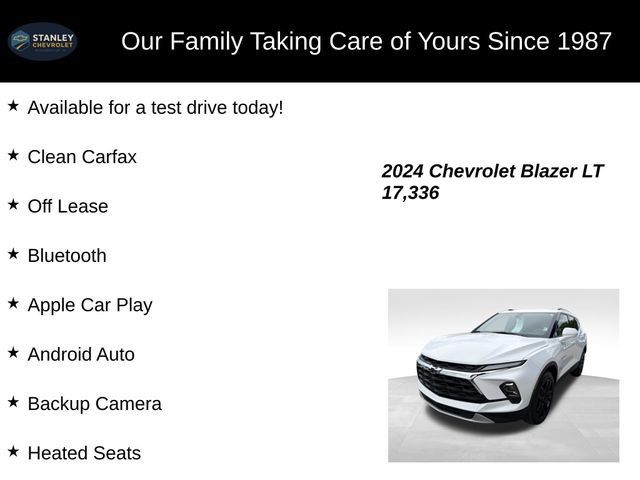 Used 2024 Chevrolet Blazer LT w/ Convenience Package FWD image 9