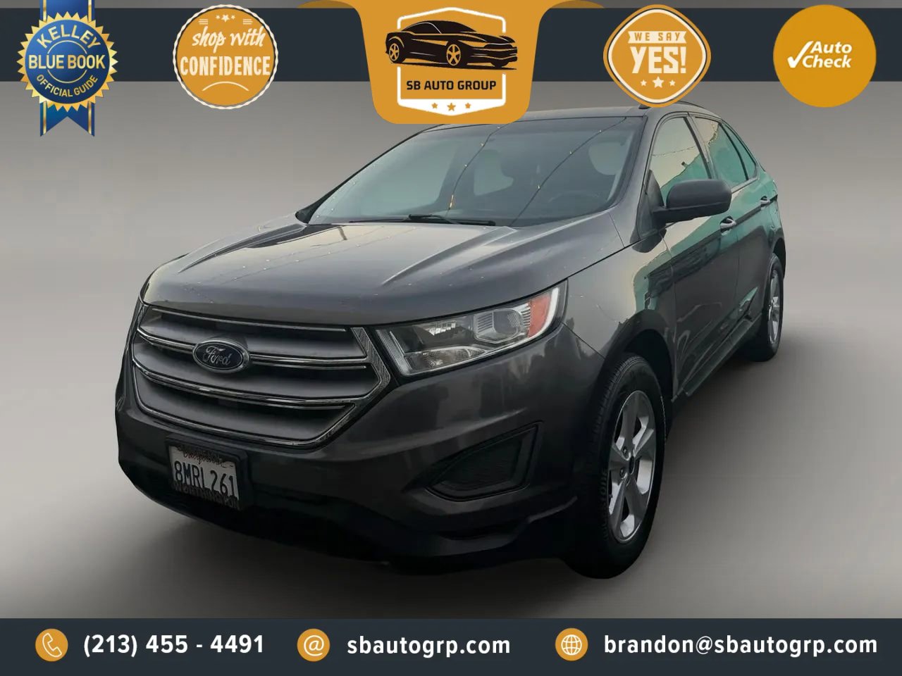 Used 2016 Ford Edge SE image 2