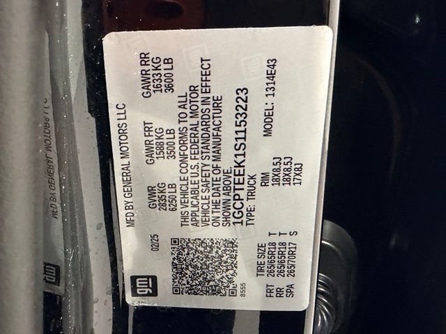 Certified 2025 Chevrolet Colorado Trail Boss AWD/4WD image 25