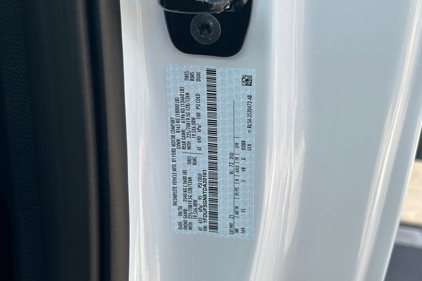 New 2026 Ford F550 2WD Regular Cab Super Duty w/ XL Chrome Package image 25