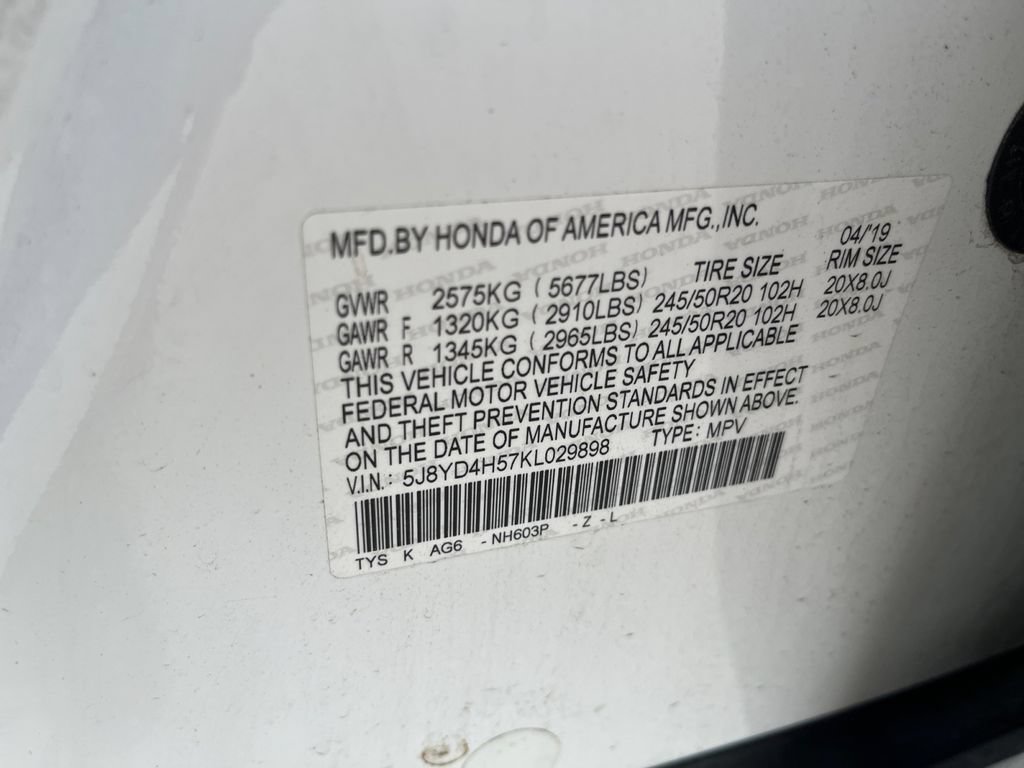 Used 2019 Acura MDX w/ Technology Package AWD/4WD image 35