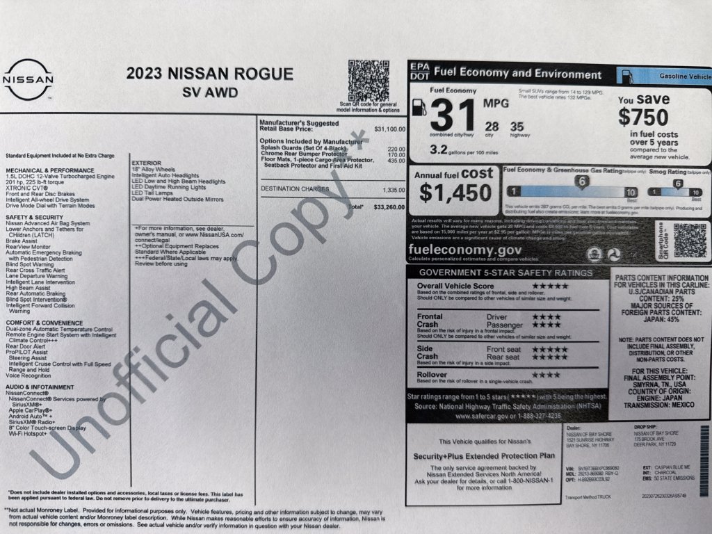 Used 2023 Nissan Rogue SV AWD/4WD image 26