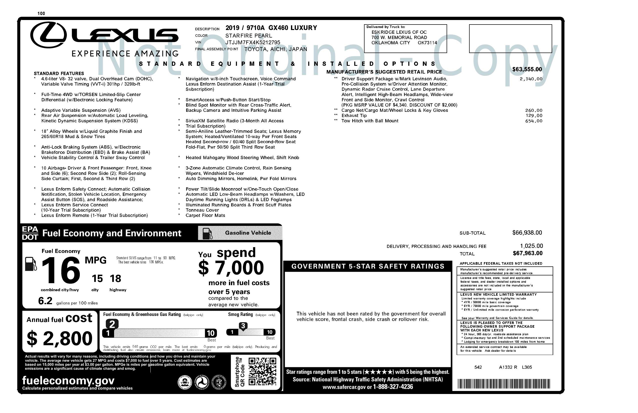 Used 2019 Lexus GX 460 Luxury image 3