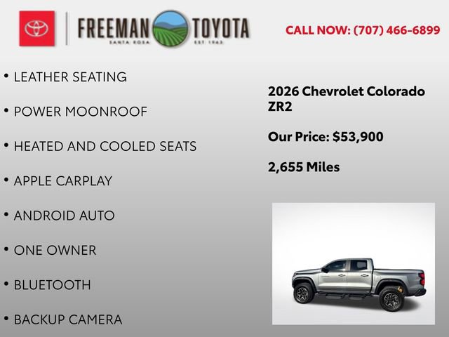 Used 2026 Chevrolet Colorado ZR2 AWD/4WD image 4
