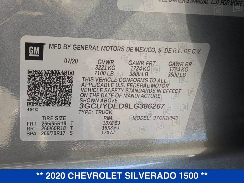 Used 2020 Chevrolet Silverado 1500 LT w/ All-Star Edition AWD/4WD image 24
