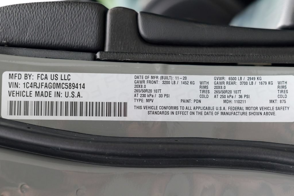 Used 2021 Jeep Grand Cherokee Laredo X AWD/4WD image 61