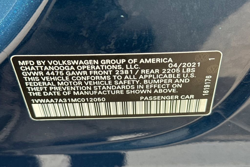 Used 2021 Volkswagen Passat 2.0T S FWD image 33