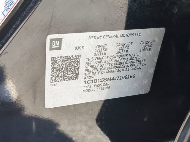 Used 2018 Chevrolet Cruze LS FWD image 32