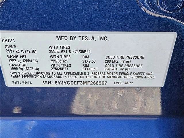 Used 2021 Tesla Model Y Performance AWD/4WD image 25
