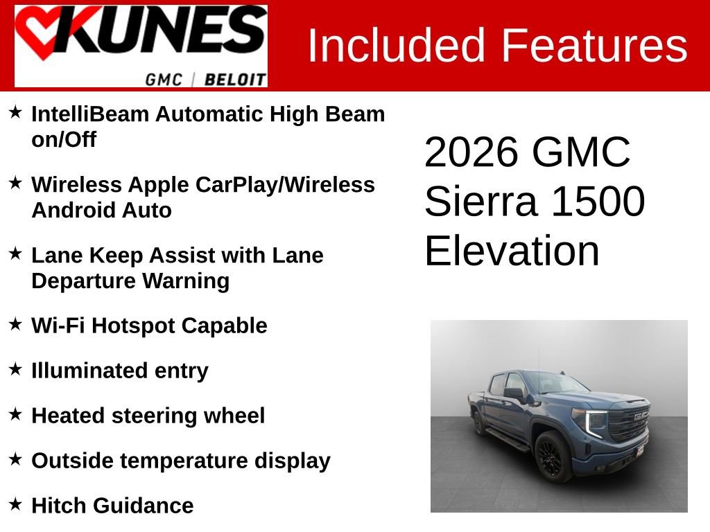 New 2026 GMC Sierra 1500 Elevation w/ Preferred Package image 3
