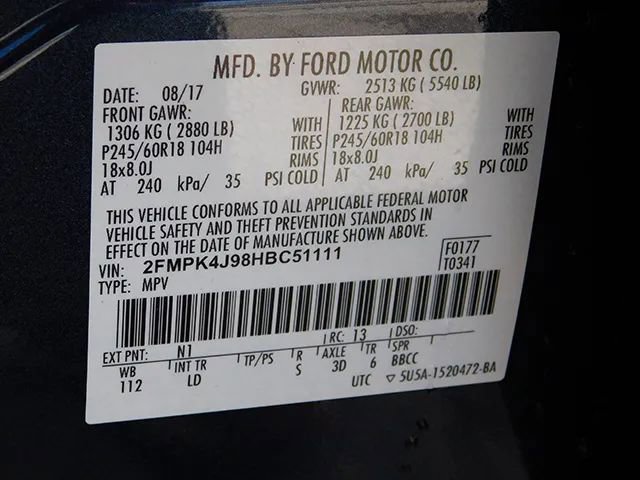 Used 2017 Ford Edge SEL w/ Equipment Group 201A AWD/4WD image 28