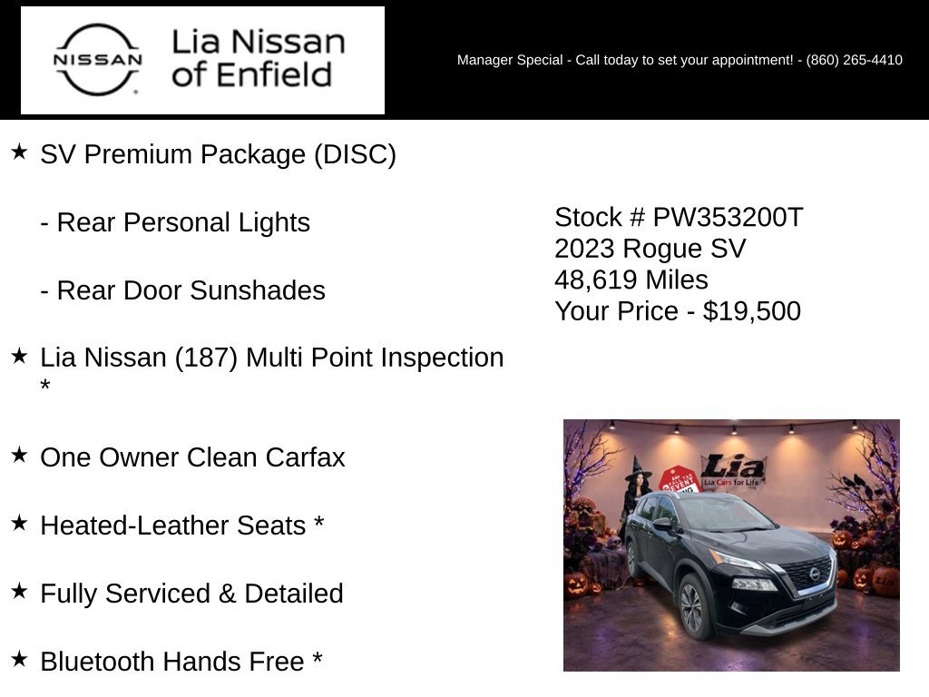 Used 2023 Nissan Rogue SV w/ SV Premium B Package AWD/4WD image 10