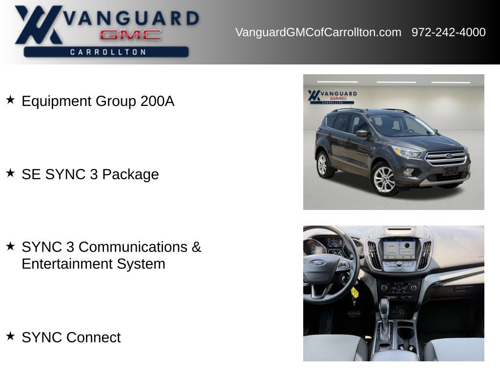 Used 2018 Ford Escape SE w/ SE Sync 3 Package FWD image 6