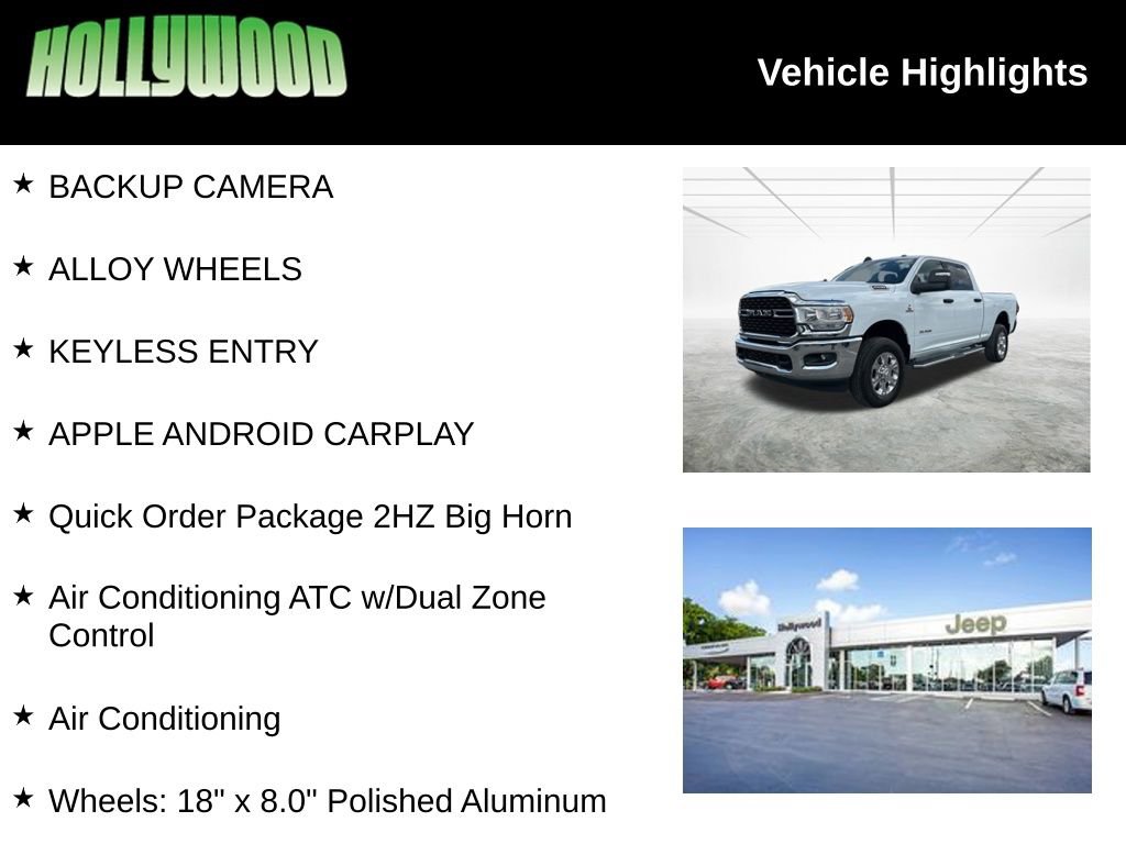 Certified 2023 RAM 2500 Big Horn w/ Level 1 Equipment Group image 3