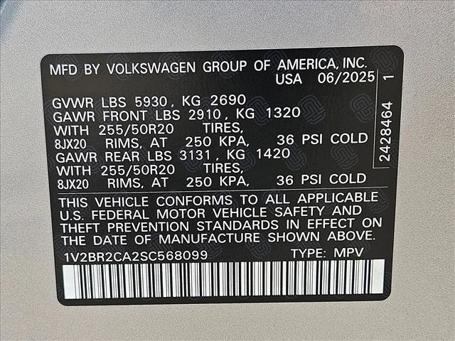 Used 2025 Volkswagen Atlas SEL AWD/4WD image 23