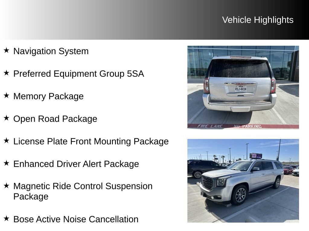 Used 2019 GMC Yukon XL Denali w/ Open Road Package AWD/4WD image 9