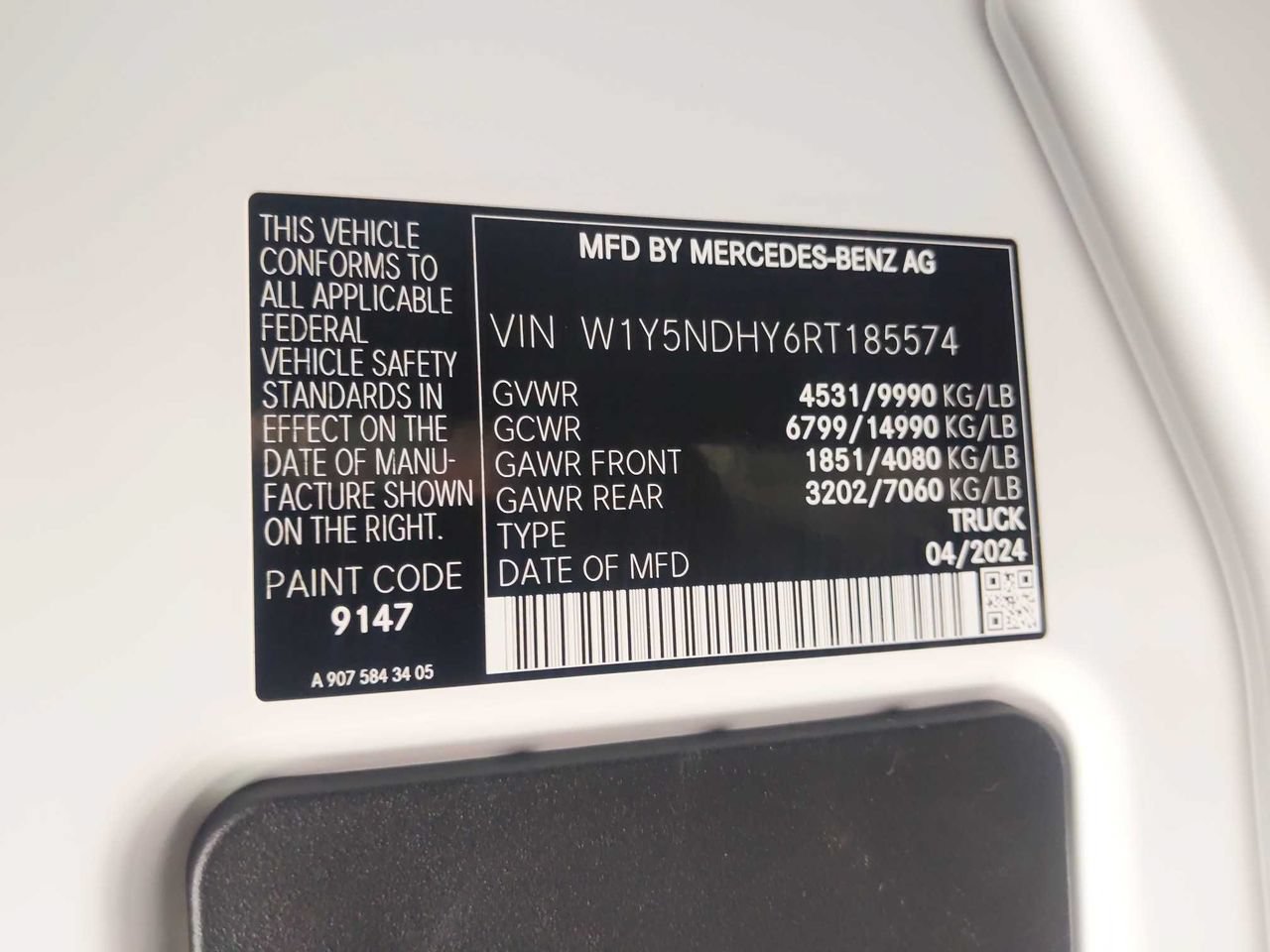 New 2024 Mercedes-Benz Sprinter 3500 image 11