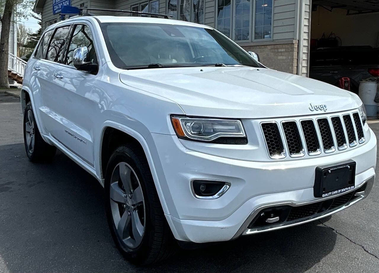 Used 2014 Jeep Grand Cherokee Overland w/ Advanced Technology Group AWD/4WD image 4