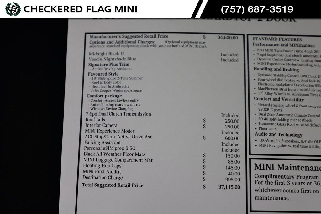 Used 2025 MINI Cooper S FWD image 39