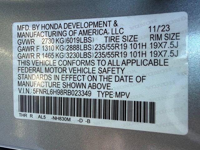 Used 2024 Honda Odyssey Elite image 14