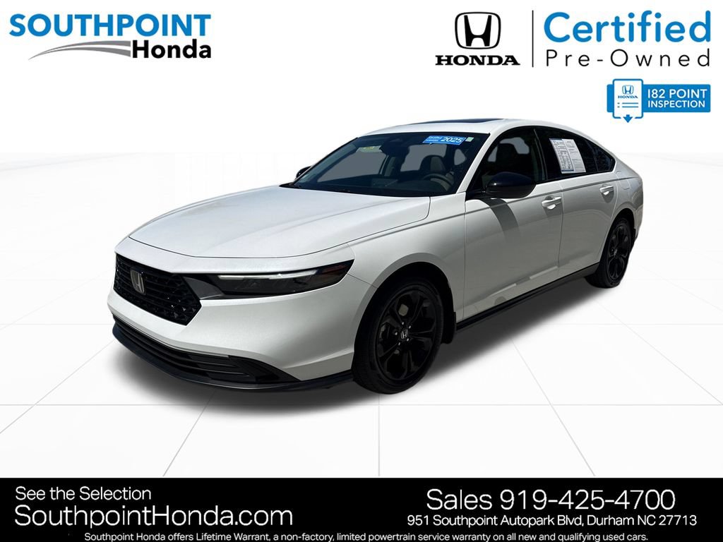 Certified 2025 Honda Accord SE image 3