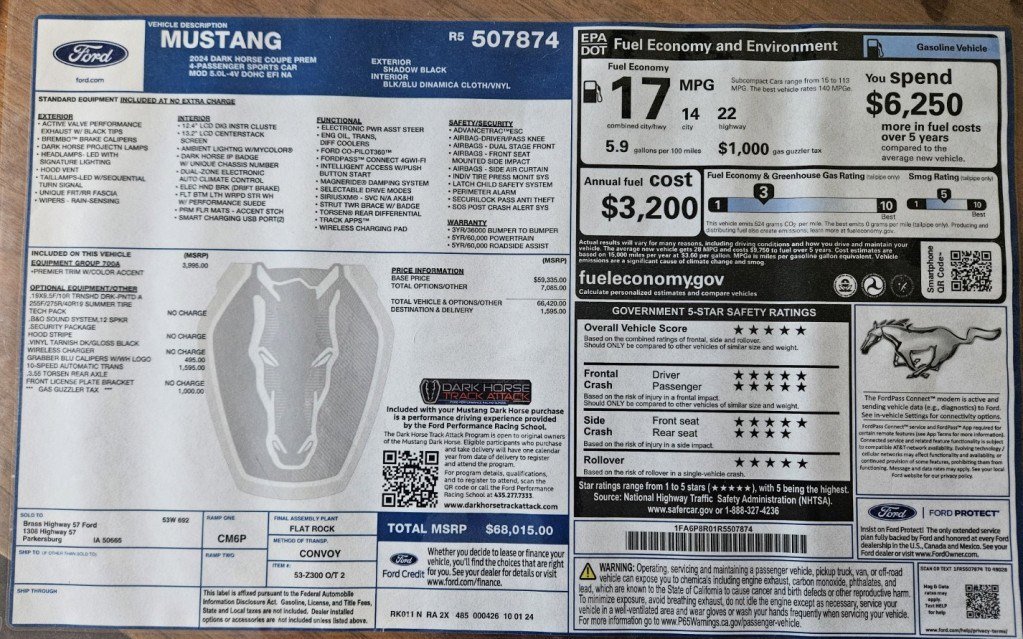 Used 2024 Ford Mustang Dark Horse image 32