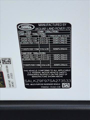 Certified 2025 Land Rover Range Rover SV AWD/4WD image 26