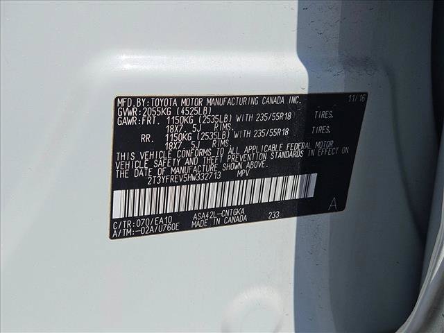 Used 2017 Toyota RAV4 Limited w/ All Weather Liner Package FWD image 24