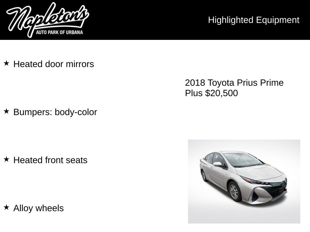 Used 2018 Toyota Prius Prime Plus image 6