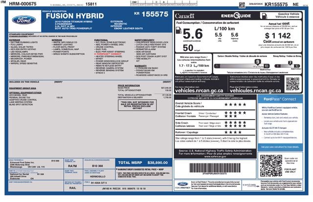 Used 2019 Ford Fusion Titanium FWD image 43