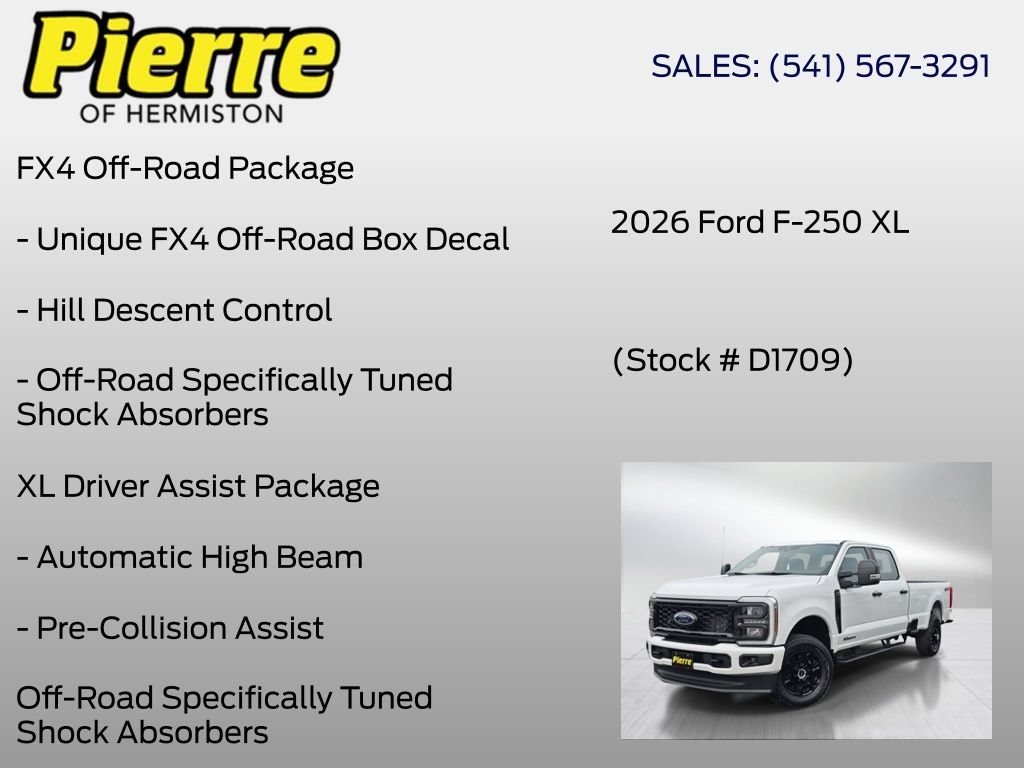 New 2026 Ford F250 XL w/ STX Appearance Package AWD/4WD image 12