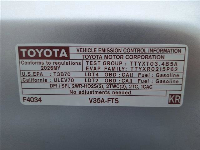 Certified 2026 Toyota Tundra Limited w/ TRD Off-Road Package AWD/4WD image 19