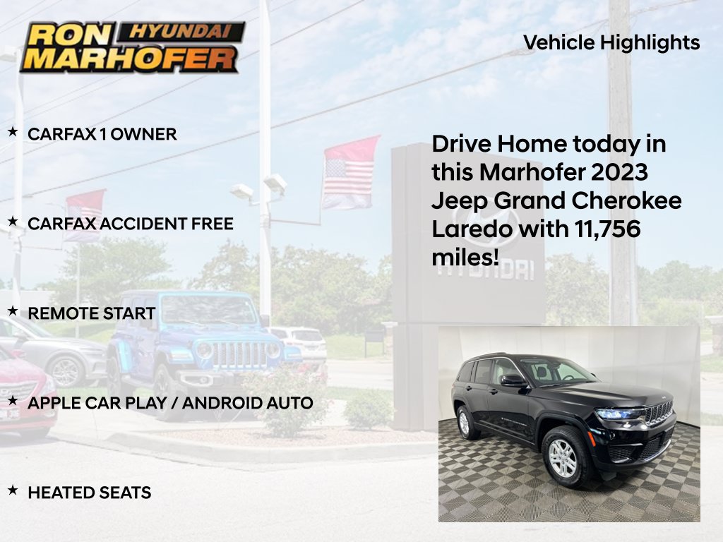 Used 2023 Jeep Grand Cherokee Laredo w/ Luxury Tech Group I AWD/4WD image 15