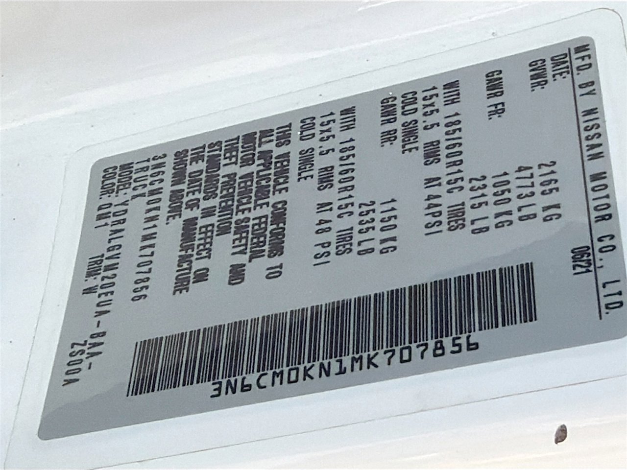 Used 2021 Nissan NV200 SV w/ Back Door Glass Package image 25