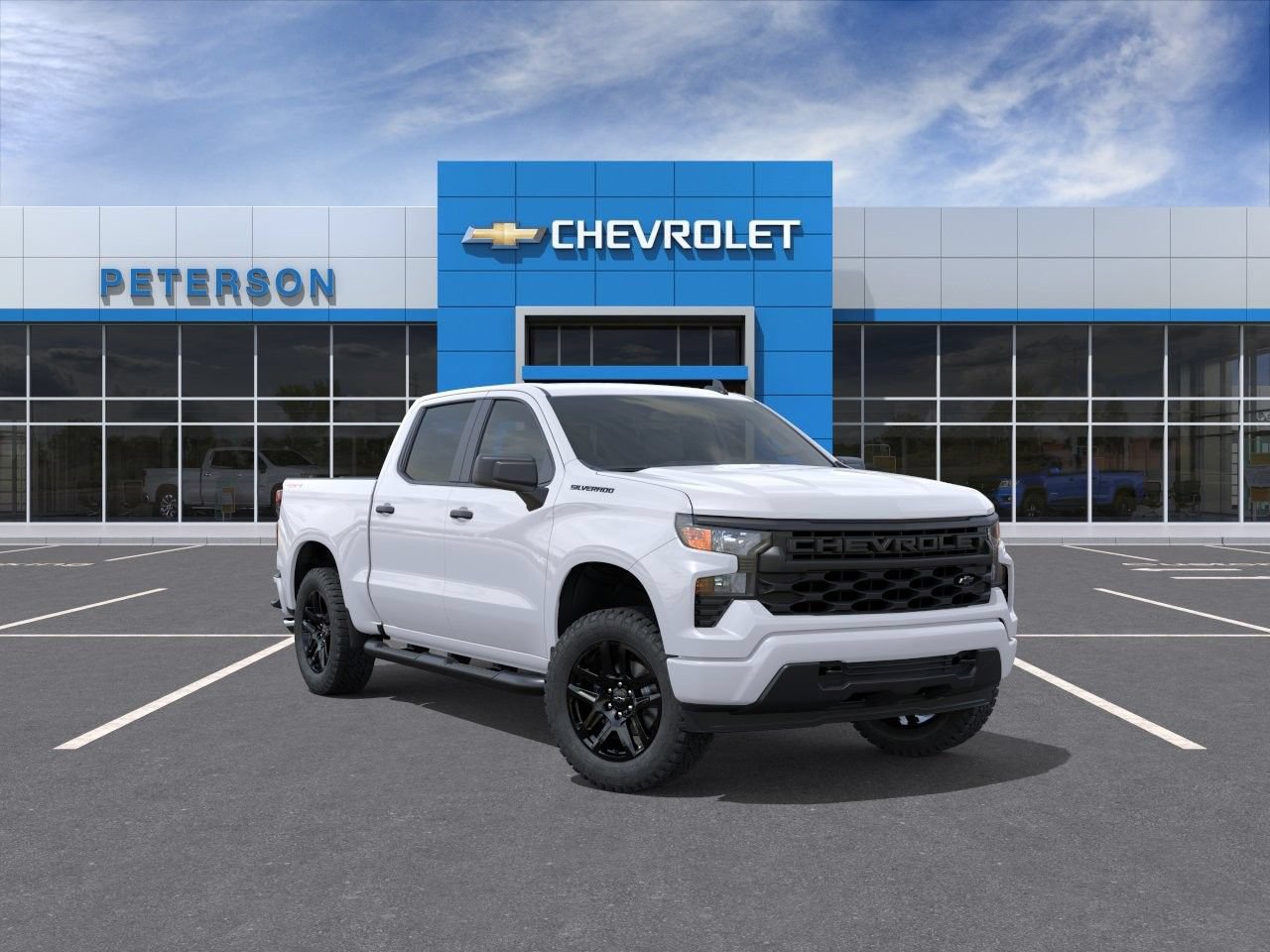 New 2026 Chevrolet Silverado 1500 Custom w/ Turbomax Blackout Package AWD/4WD video 2