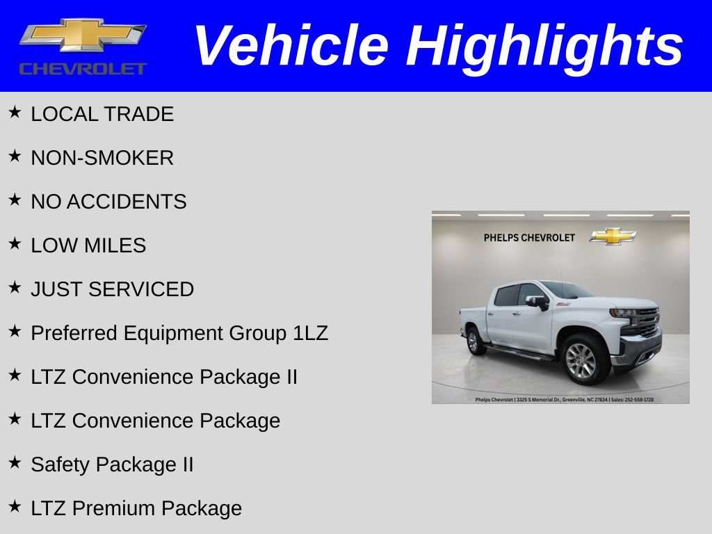 Certified 2019 Chevrolet Silverado 1500 LTZ w/ LTZ Premium Package AWD/4WD image 2