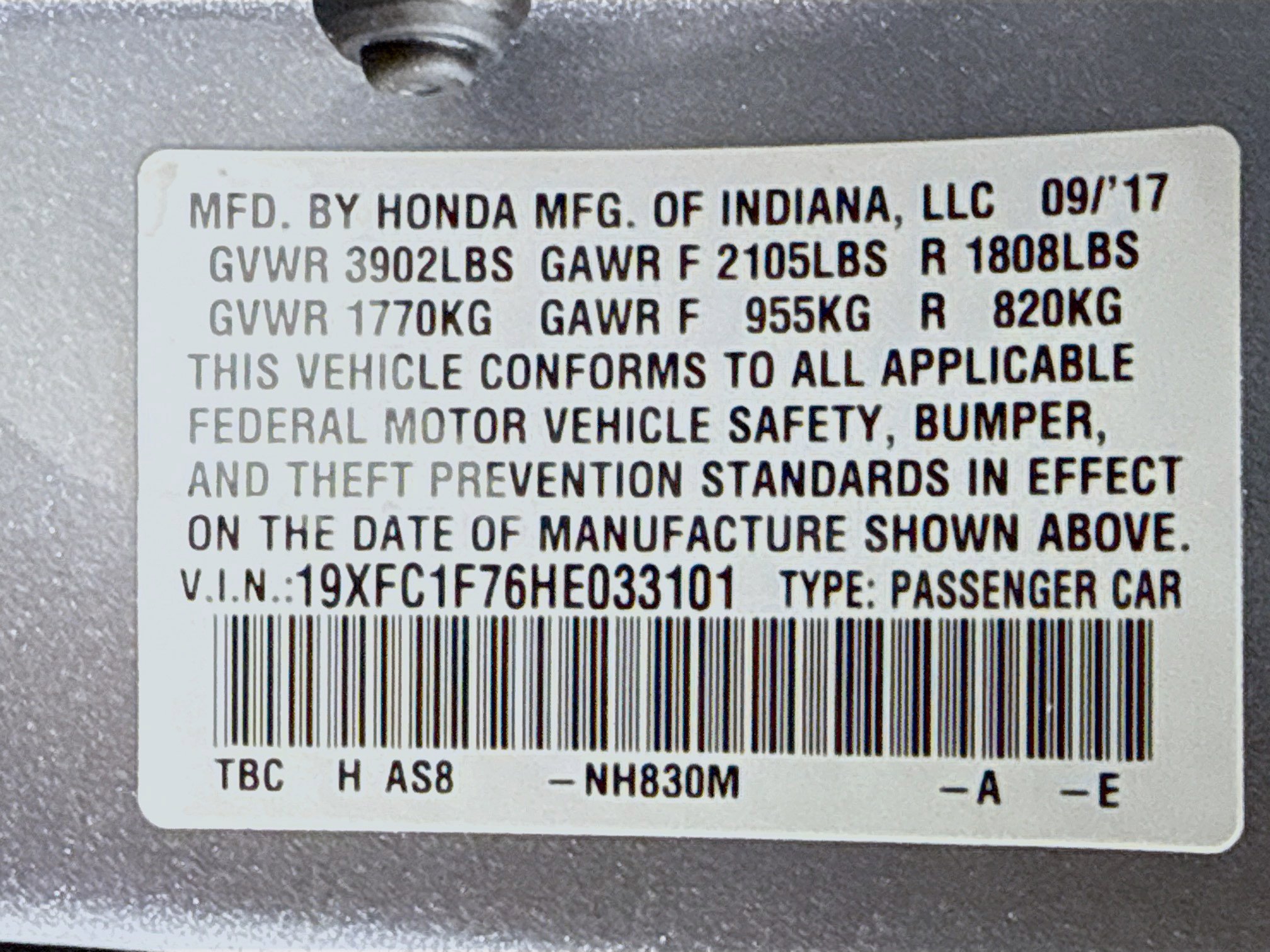 Used 2017 Honda Civic EX-L image 38