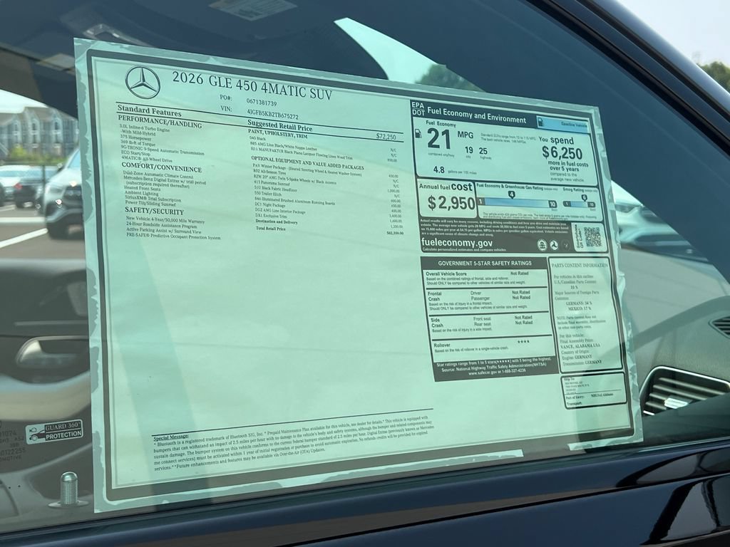 New 2026 Mercedes-Benz GLE 450 4MATIC image 38