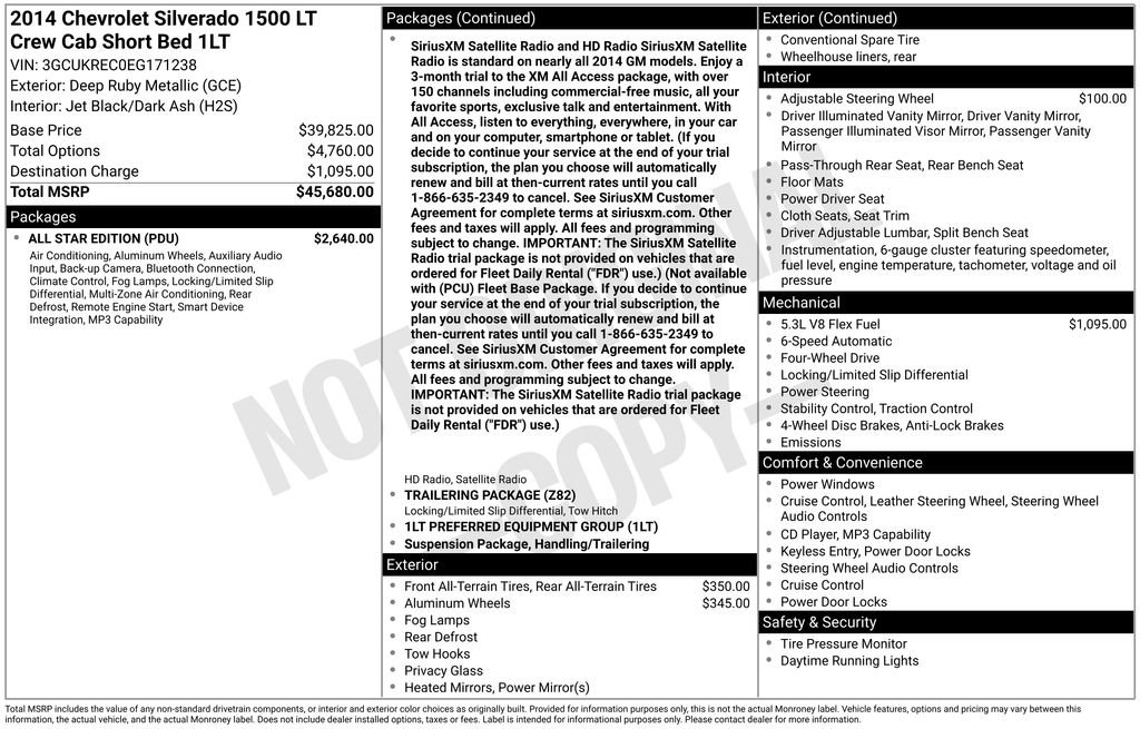 Used 2014 Chevrolet Silverado 1500 LT w/ All Star Edition image 40