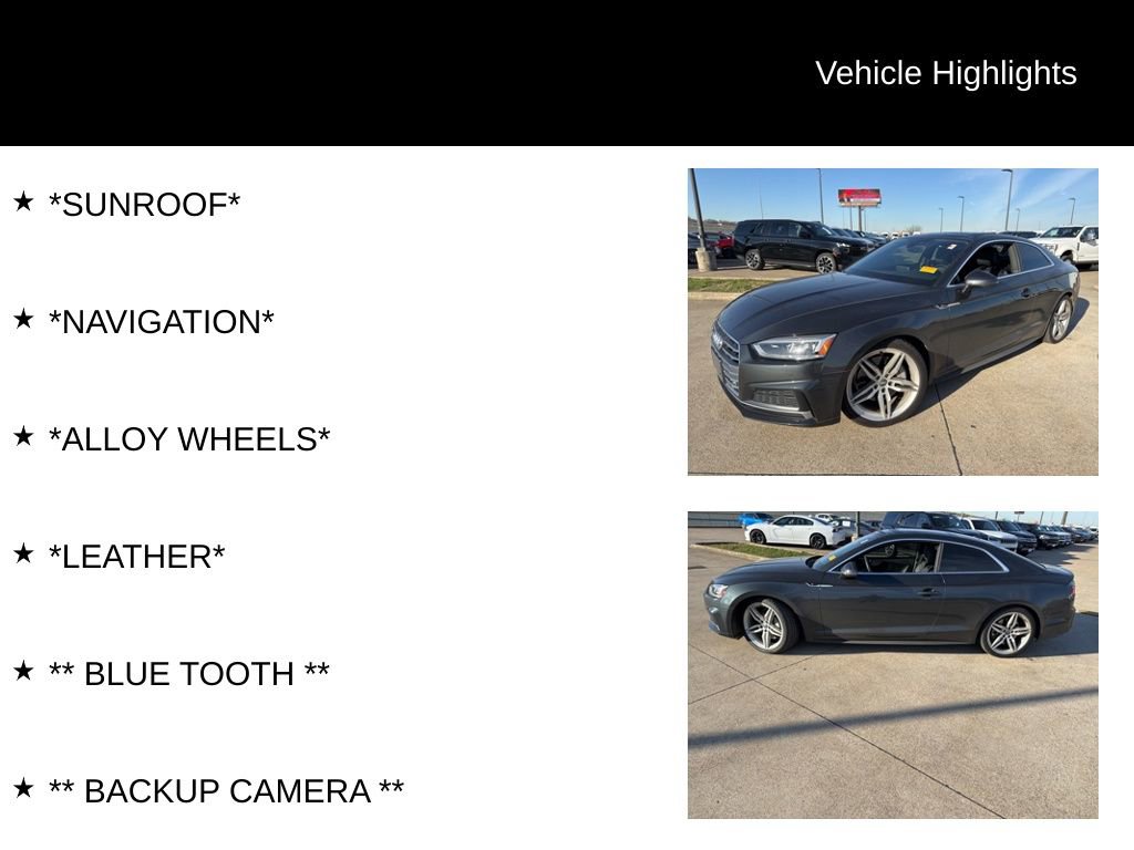 Used 2018 Audi A5 2.0T Premium Plus w/ Premium Plus image 4