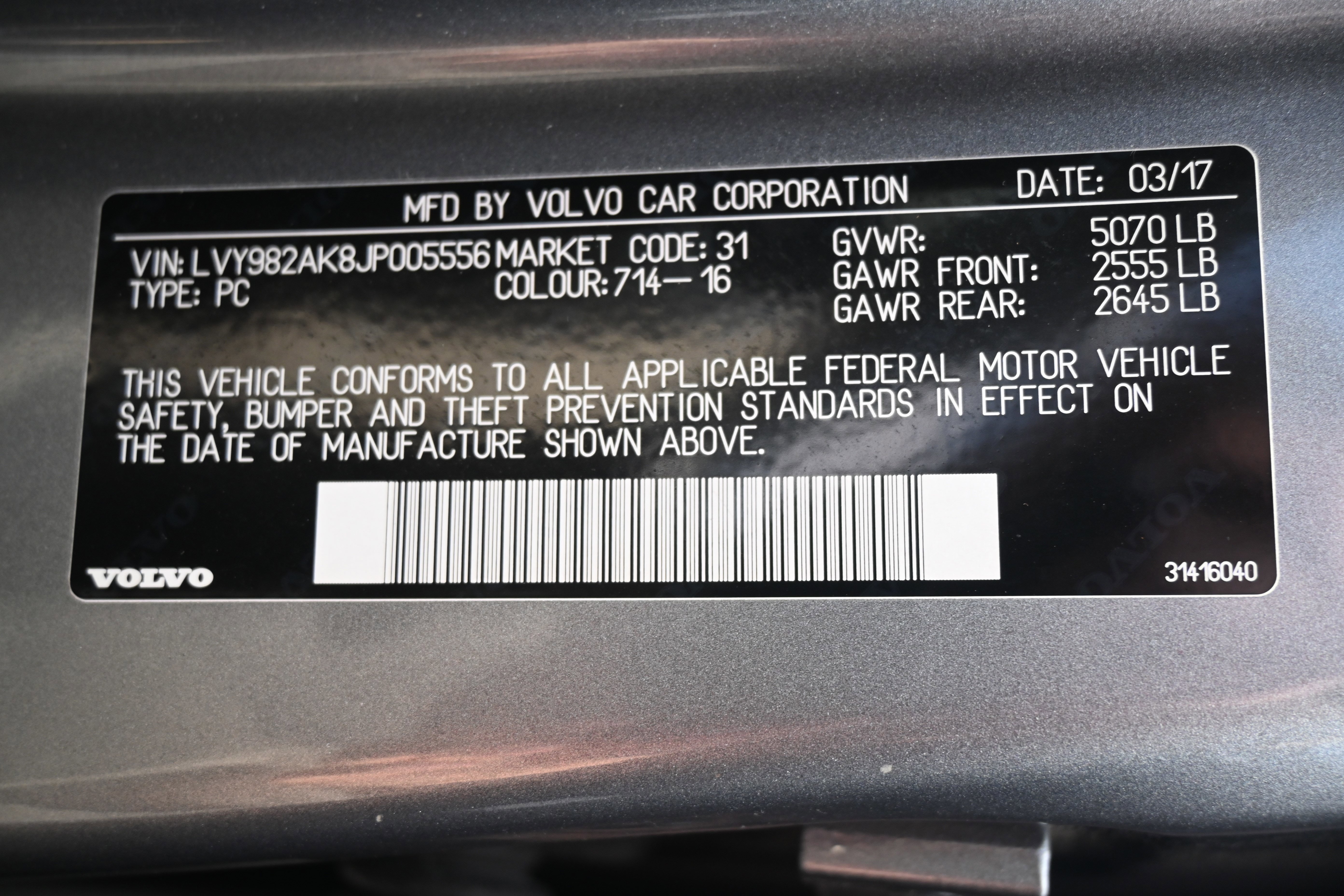 Used 2018 Volvo S90 T5 Momentum FWD image 35