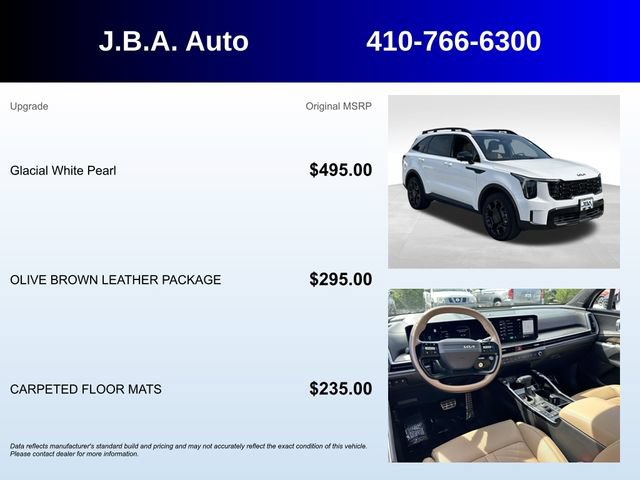 Used 2026 Kia Sorento SX Prestige w/ Olive Brown Leather Package AWD/4WD image 5