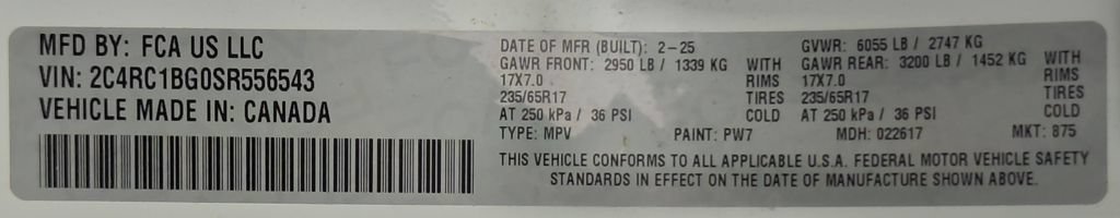 Used 2025 Chrysler Pacifica Select FWD image 65