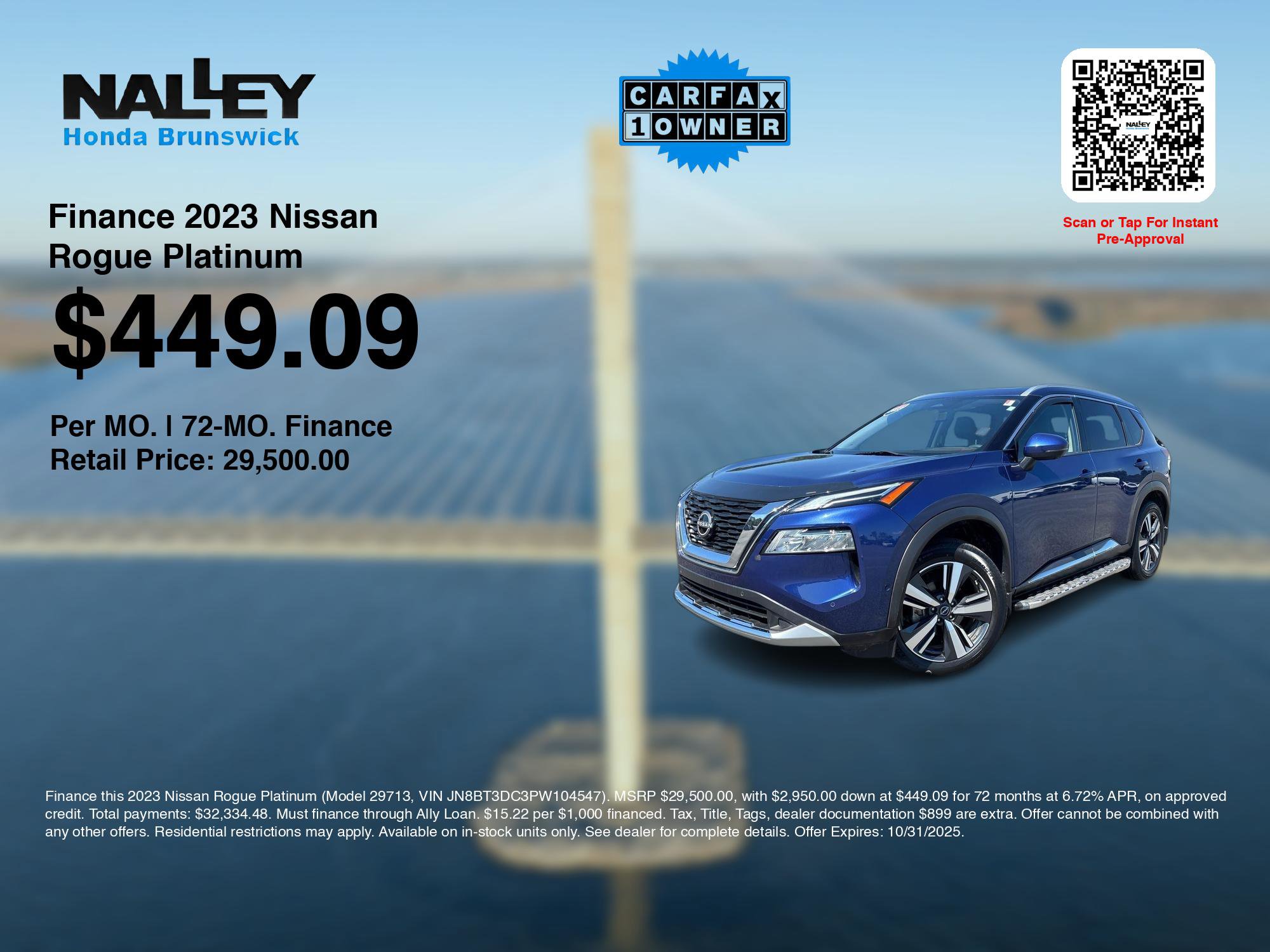 Used 2023 Nissan Rogue Platinum image 3
